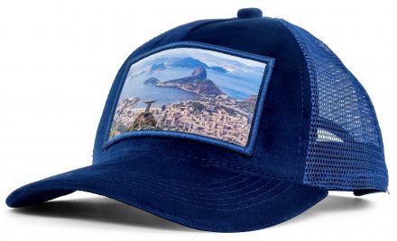 Caps - Gårda Velvet Trucker Rio De Janeiro (blue)