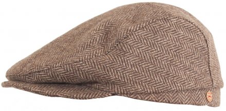 Flat cap - Mayser Frankie Herringbone (brown)