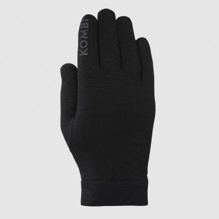 Gloves - Kombi Women's Merino Liner Glove (black)
