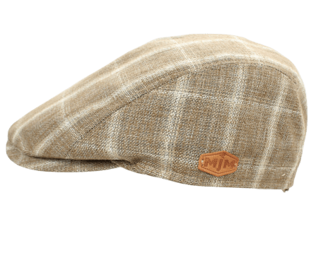Flat cap - MJM Bang Polyester/Cotton Mix (brown)