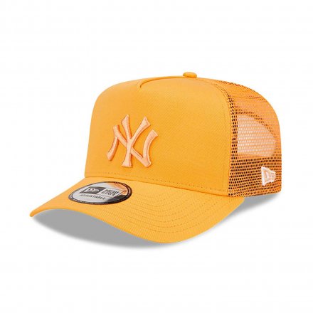 Caps - New Era Tonal Mesh Trucker New York Yankees (orange)