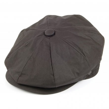 Flat cap - Jaxon Hats Oil Cloth Newsboy Cap (brown)
