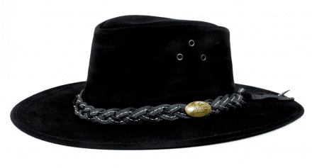 Hats - Jacaru Wallaroo Suede (black)