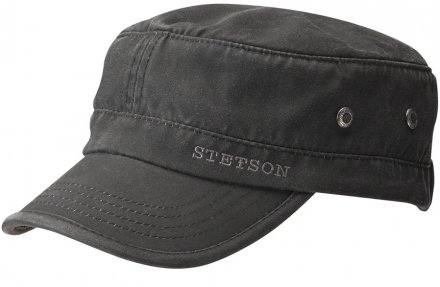 Flat cap - Stetson Army Cap (black)