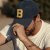 Cap - Gårda Letter Cap 'B' (navy/yellow)