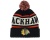 Beanies - American Needle Chicago Blackhawks Pillow Line Knit (black/white/red)