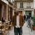 Flat cap - Gårda Vero Linen Newsboy Cap (brown)