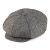 Flat cap - Jaxon Hats Marl Tweed Big Apple Cap (grey)
