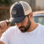 Cap - Black River Eagle Washed Trucker (black/cream)