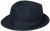 Hats - Gårda Padua Trilby Wool Hat (navy blue)