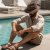 Straw Hat - Gårda Tenerife Raffia Fedora (natural/brown)