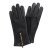 Gloves - HK Women's Hairsheep Leather Glove with Gold Zip (Black)