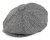 Flat cap - Jaxon Herringbone Newsboy Cap (grey)