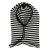 Balaclava - Gårda Valloire Striped Wool Mix Balaclava (black/white)