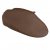Berets - Gårda Annecy Wool Beret (brown)