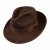 Hats - Crushable C-Crown Fedora (brown)