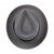 Hats - Crushable C-Crown Fedora (grey)