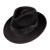 Hats - Crushable C-Crown Fedora (black)