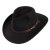 Hats - Crushable Outback (black)
