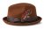 Hats - Brixton x Fender Mustang Fedora (mocha)
