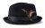 Hats - Brixton x Fender Mustang Fedora (black)