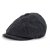 Flat cap - Gårda Aberdour Newsboy (black/grey)