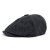 Flat cap - Gårda Aberdour Newsboy (black/grey)