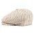 Flat cap - Gårda Barnaby Striped Newsboy (beige)