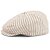 Flat cap - Gårda Barnaby Striped Newsboy (beige)
