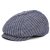 Flat cap - Gårda Barnaby Striped Newsboy (blue)