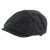 Flat cap - Gårda Premium Consett Wool Newsboy (black)