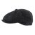 Flat cap - Gårda Premium Consett Wool Newsboy (black)