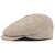 Flat cap - Gårda Crispin Striped Newsboy (beige)