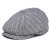 Flat cap - Gårda Crispin Striped Newsboy (blue)