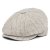 Flat cap - Gårda Crispin Striped Newsboy (greige)
