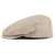 Flat cap - Gårda Edington Striped Sixpence (beige)