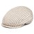 Flat cap - Gårda Gargery Striped Sixpence (beige)