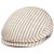Flat cap - Gårda Gargery Striped Sixpence (beige)
