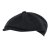 Flat cap - Gårda Premium Larkhall Wool Newsboy (black)