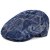 Flat cap - Gårda Phineas Floral Sixpence (blue)