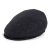 Flat cap - Gårda Premium Selby Wool Sixpence (black)