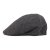 Gubbkeps / Flat cap - Gårda Tallone Linen Flat Cap (mörkgrå)
