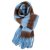 Scarves - Gårda Dinibor Striped Scarf (blue/brown)