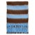 Scarves - Gårda Dinibor Striped Scarf (blue/brown)