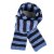 Scarves - Gårda Grindelwald Striped Wool Mix Scarf (blue)