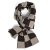 Scarves - Gårda Kitzbühel Merino Wool Check Scarf (brown/beige)