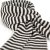 Scarves - Gårda Engelberg Striped Wool Mix Scarf (brown/white)