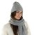 Scarves - Gårda Sölden Cable Knit Wool Mix Scarf (grey)