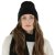 Scarves - Gårda Sölden Cable Knit Wool Mix Scarf (black)