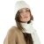Scarves - Gårda Sölden Cable Knit Wool Mix Scarf (white)